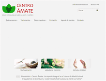 Tablet Screenshot of centroamate.com